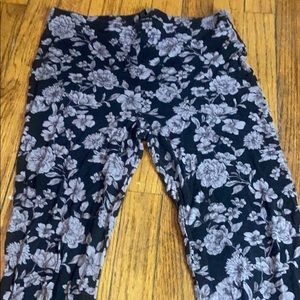 High waist wide leg pants